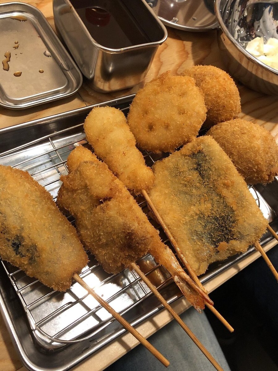 【まいづる食品サンプル】串カツ　B-9 まとめ売り Amazon.co.jp: 食品サンプル 居酒屋 串カツ盛り合わせA 串揚げ