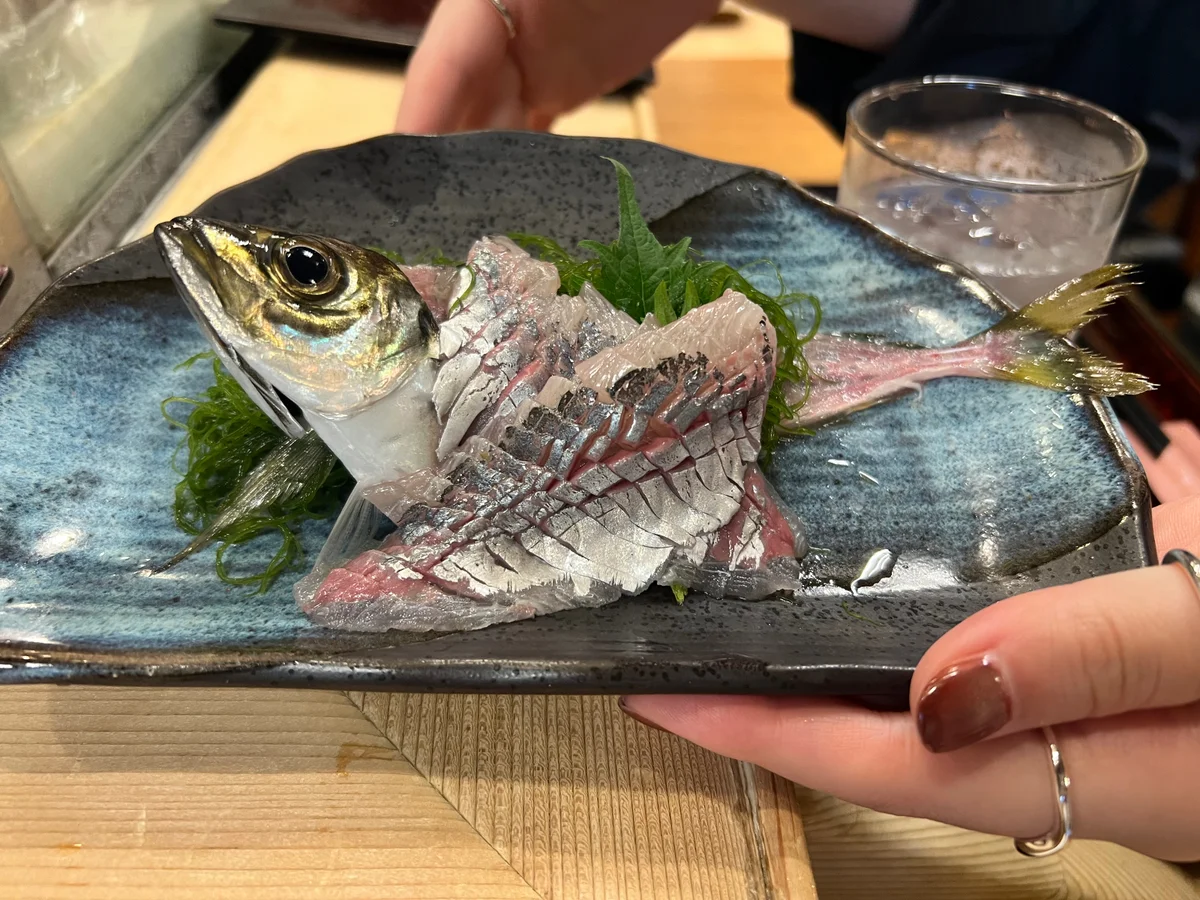 とんでもなく綺麗な目をした鯵たた！
香川県で食べた思い出の鯵たたを上回る美味しさでした