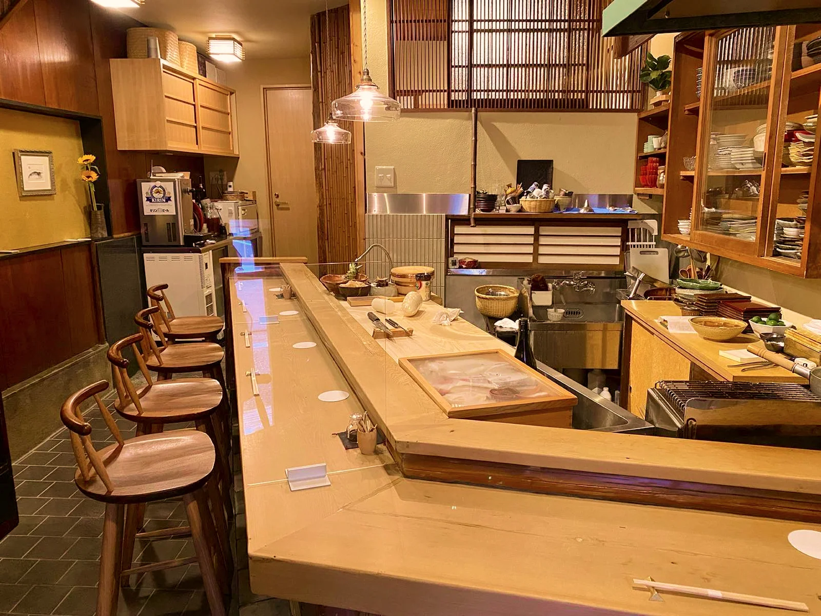 すし秀の店内雰囲気