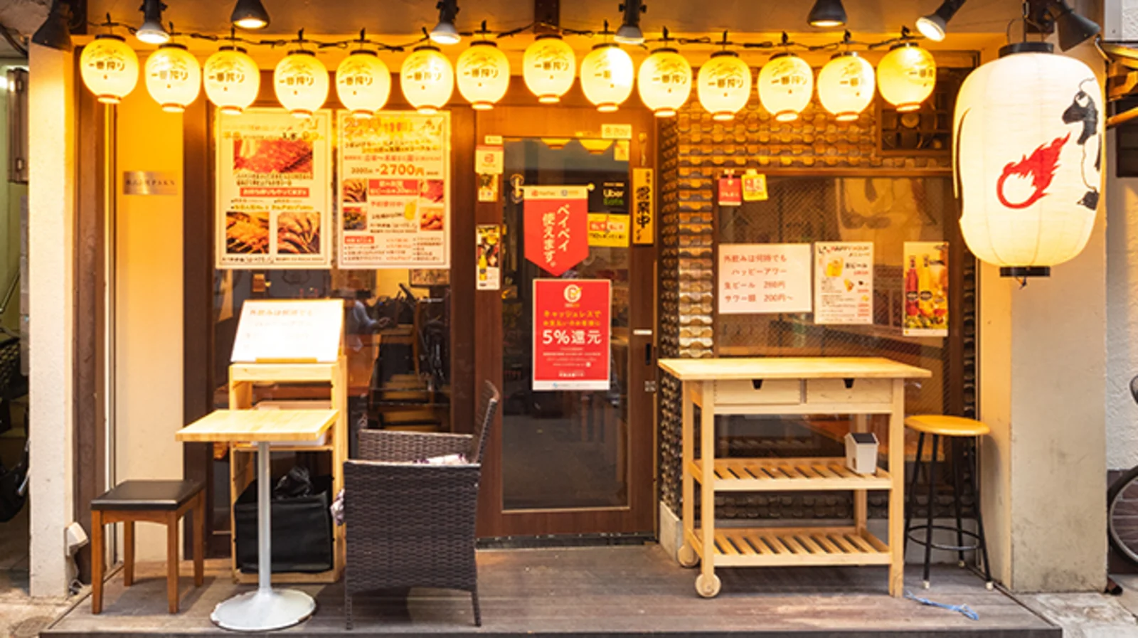 焼き鳥&焼きラム うまいける - Atmosphere