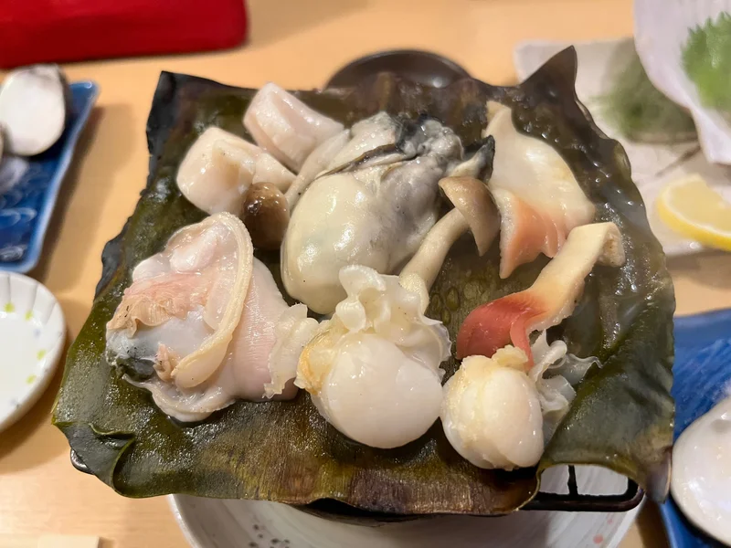 昆布焼き盛合せ