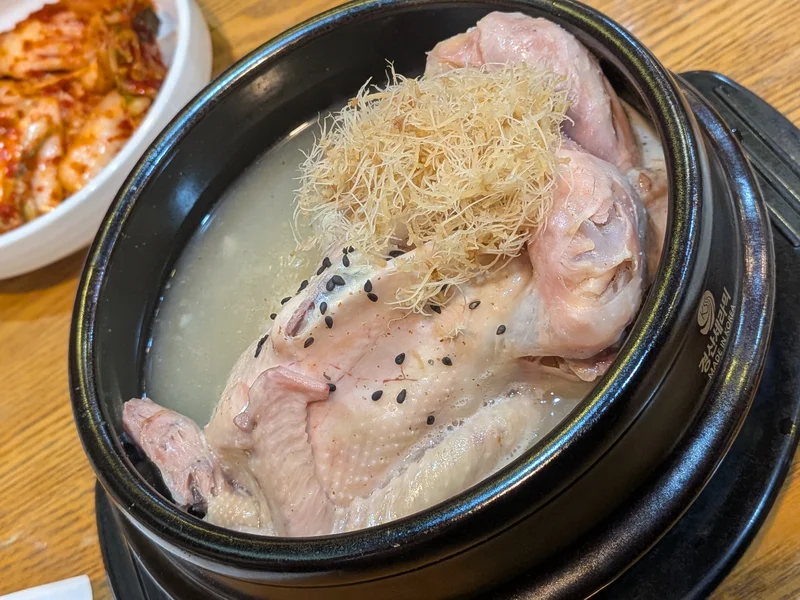 漢方参鶏湯のお料理3