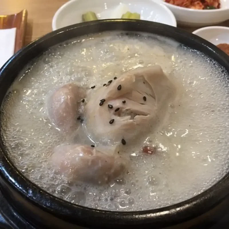 漢方参鶏湯のお料理4