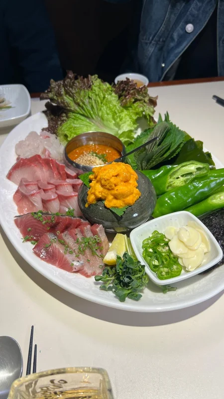 Negi Silbi Sinsa Branchのお料理1